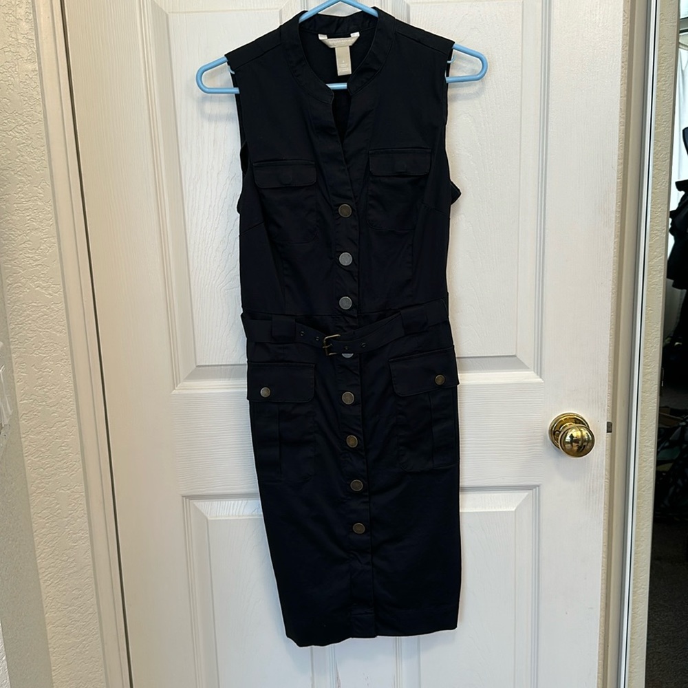Banana Republic Snap Dress with belt size 6